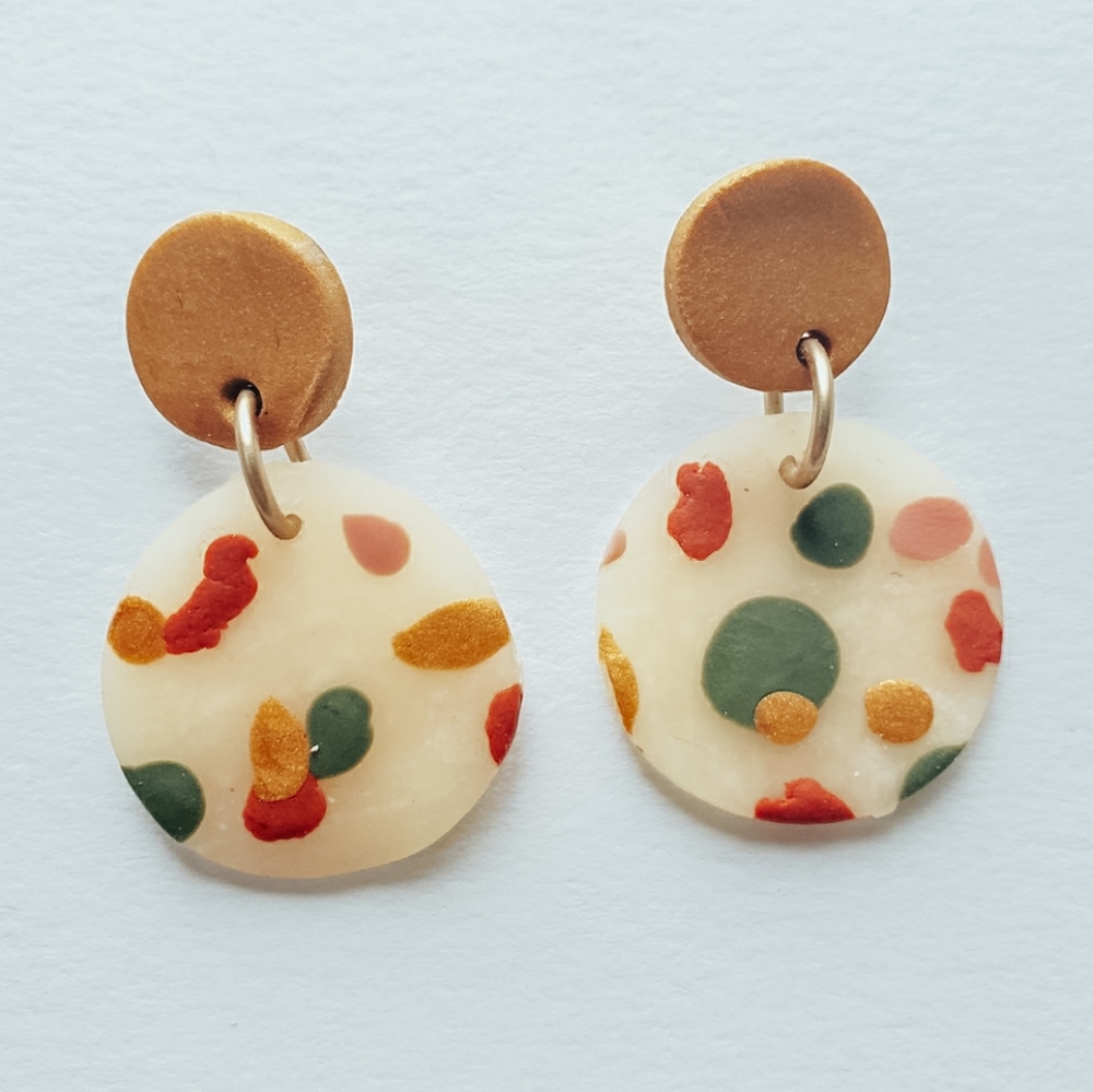 Gold Confetti Earrings